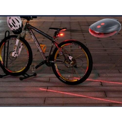 Laser Safety Lane Bicycle Tail Light