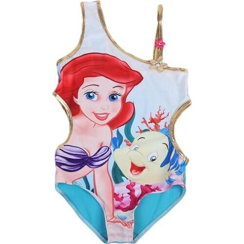 Cute Kids Baby Girls Cartoon Bikini Swimwear Swimsuit Beachwear