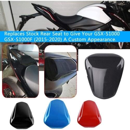 Motorcycle Rear Passenger Pillion Solo Seat Cowl Fairing Hump Cover for Suzuki GSXS 1000F GSX-S 1000 GSXS1000 GSX-S1000 15-2020