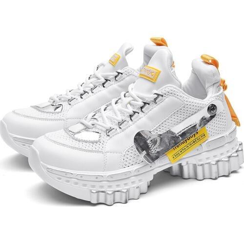 Mens Shoes Europe Station Fashion Sneaker Gear Comfortable Fashion Outdoor Casual Running Shoes 2020 Spring Fashion Tide Shoes