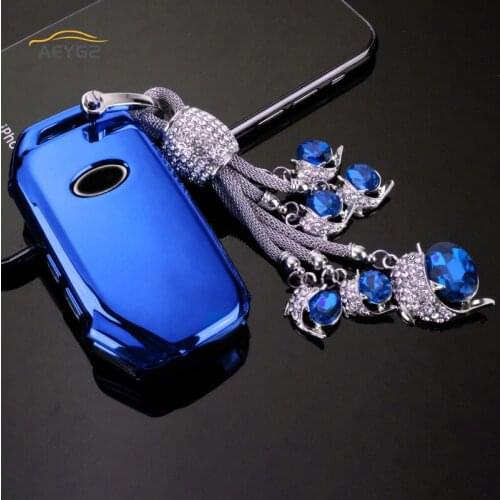 Soft TPU Car Remote Key Full Cover Case For KIA Sportage Ceed Sorento Cerato Forte Stinger 2018 2019 Car Smart Key Key Fob Shell