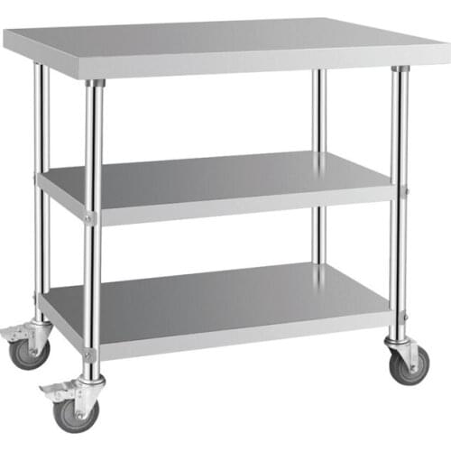 Stainless steel small kitchen table
