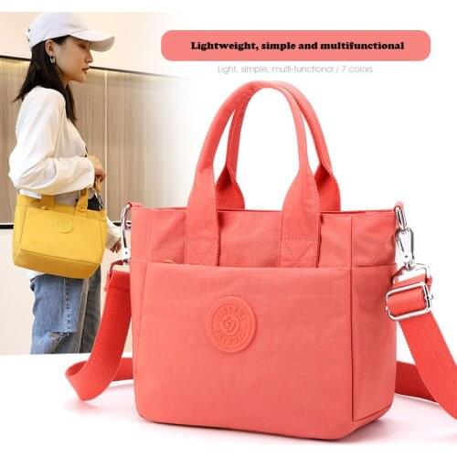 2021 New Womens Canvas Shoulder Bag Causal Women Crossbody Bag Large Capacity Messenger Bag Pockect HandBags Middle-aged Purse