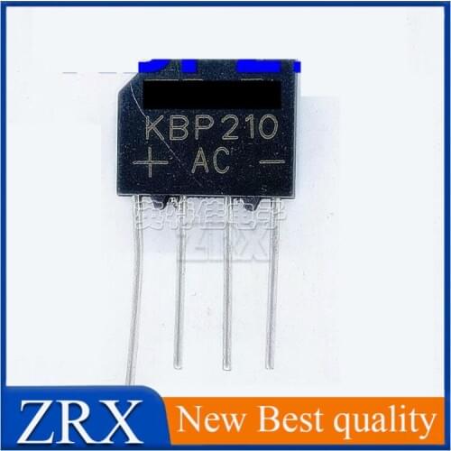 20Pcs/Lot New Original KBP210 Rectifier Bridge 2A 1000V flat bridge, Bridge Stack