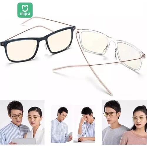 Xiaomi Mijia Anti-Blue Light Glasses Pro Men Women Ultralight Anti Blue Ray UV Fatigue Proof Eye Protector For Play Computer PC