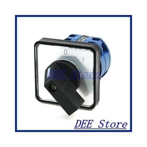 Panel Mounted ON/OFF 2 Position 8 Screw Terminal Changeover Switch