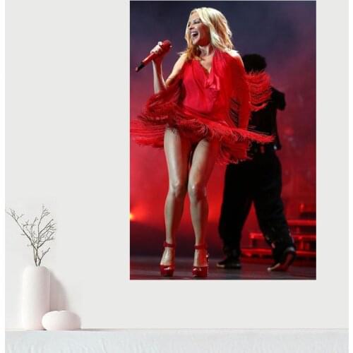 Custom Kylie Minogue Canvas Painting Home Room Wall Decoration Canvas Posters And Decoration Pictures