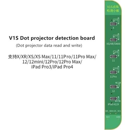 JC V1s New Dot Matrix Board For IPhone X XS MAX XR 11 Pro Max Face ID Dot Projector Data Read Write Repair Programmer Device