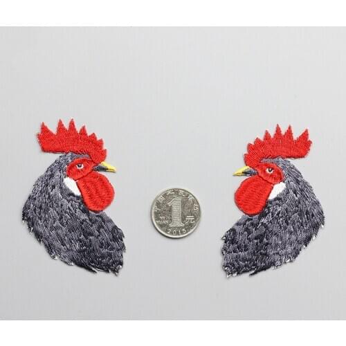 Cook 2pcs/set applique patches for clothing fabric patch sewing accessories fashion parches bordados embroidered patches