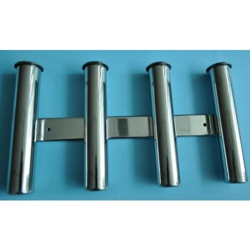 Yachts Fishing Supplies Boat Fishing Gear Fishing Rod Holder 4 Link Tube Assembly Durable Material Solid Structure R7UB