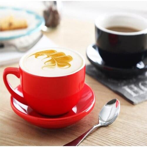 Simple Solid Color Coffee Mug Modern Ceramics Cute Coffee Mugs and Cups Classic Large Capacity Milk Breakfast Cup Drinkware