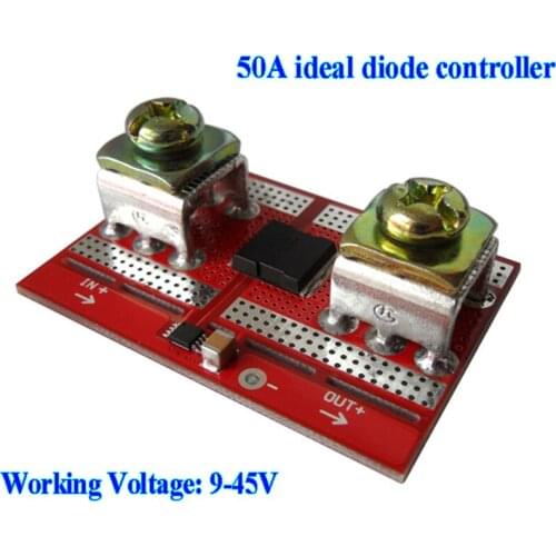 50A Solar Panel Battery Charging Anti Reverse Irrigation Protection Ideal Diode Module