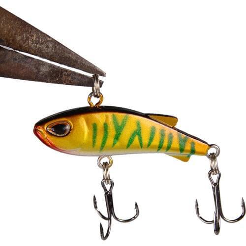 Sinking Mini VIB Fishing Lure 4.5cm 4g Vibration Artificial Baits Winter ice fishing Wobblers Bass Crankbait Fishing Tackle