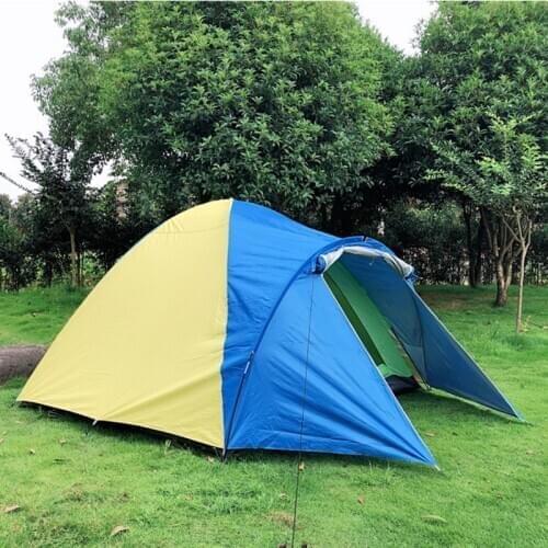 Ultralight 3-4 Person Double Layer Rainproof Big Tent For Outdoor Camping Hiking Hunting Fishing Picnic Travel 320x210x145cm
