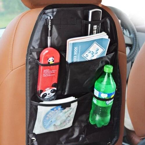 Universal Waterproof Car Back Seat Organizer Storage Bag Multi Pocket Hanging Pouch Assorted 58cmx38cm Auto Accessories