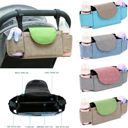 Waterproof Hanging Baby Stroller Cart Buggy Bag Diaper Nappy Infant Bottle Storage Organizer Handbags Folding Mommy Carry Case