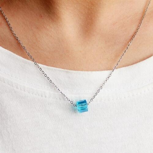 2019 Petrogulf brand New Fashion Brand Jewelry Square crystal necklaces for Women Gift necklaces