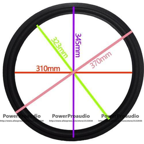 15 inch Repair woofer Foam Surrounds For Speaker 370mm 345mm 323mm 310mm