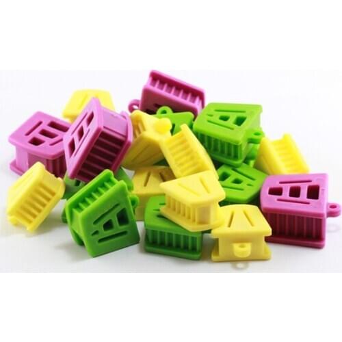 15pcs New Silicone Latex Mouth Prop Bite Blocks Purple Green Yellow