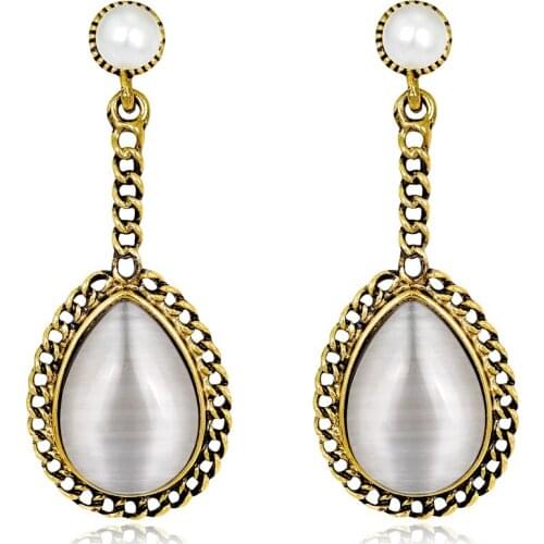 20pcs/lot New Elegant Temperament Rhinestone Drop-Shaped Ladies Earrings Wedding Party Jewely