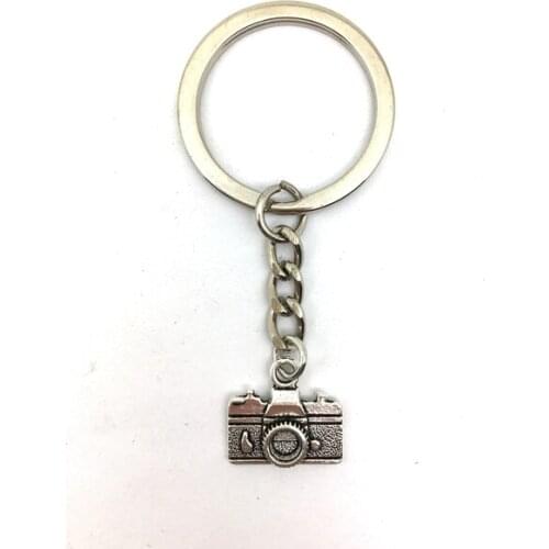 2018 fashion popular style charm Tibet alloy camera keychain, travel enthusiast charm charm keychain with accessories, waist pen