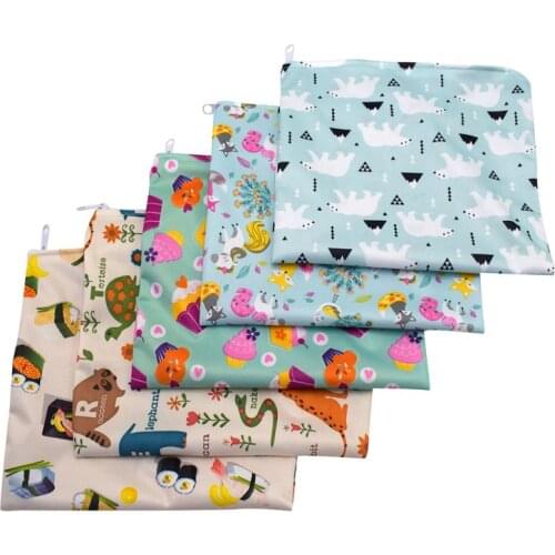 Reusable Sandwich Bags Snack Bags Lunch Bags With Zipper , Food Safe, BPA Free Eco Friendly Waterproof 3pcs