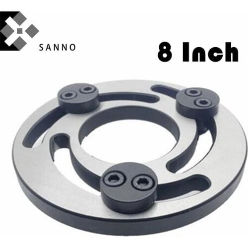 8 Inch precision adjustable soft jaw boring ring cnc lathe turning tool 3 jaws hydraulic chuck for lathe chuck accessories