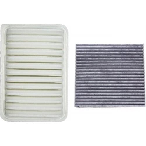 Car Air Filter+Cabin Filter 2 Pcs For Toyota COROLLA E180 E18 2013-2019 Model 1.3L 1.6L 1.8L Filter OEM 1780121050 8713952020