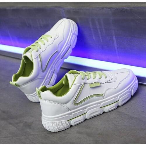 Bjakin PU Upper Woman Athletic Shoes Quality Stylish Running Shoes Ultra-light Lace Up Breathable Sports Sneakers Girl Trainers