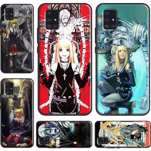 Anime Rem and Misa Death Note Phone Case For Samsung A72 A52 A42 A32 A12 A50 A70 A71 A51 A40 A30S A20 A10 A31 A20e A21S