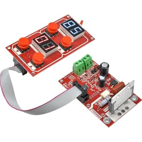 NY-D04 40A Dual Display digital Spot welding time and current controller panel timing Ammeter Spot Welders control Board