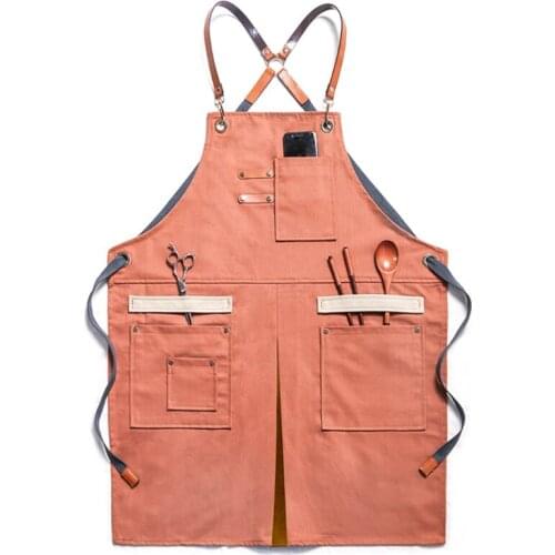 Unisex Apron for Men Women Hairdressing Craftsmen Barista BBQ Garden Work Apron