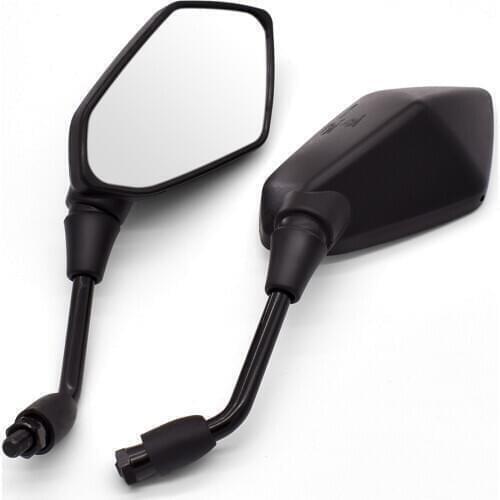 Quality Motorcycle Mirror Carbon Fiber White Glass Rearview Mirrors For YAMAHA tdm 900 850 mt125 mt03 mt01 mt 125 03 01 xt660