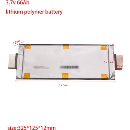 Imported from Korea 3.7v 66Ah lithium battery Lithium polymer battery for diy 60v 72v battery pack Scooter, energy storage
