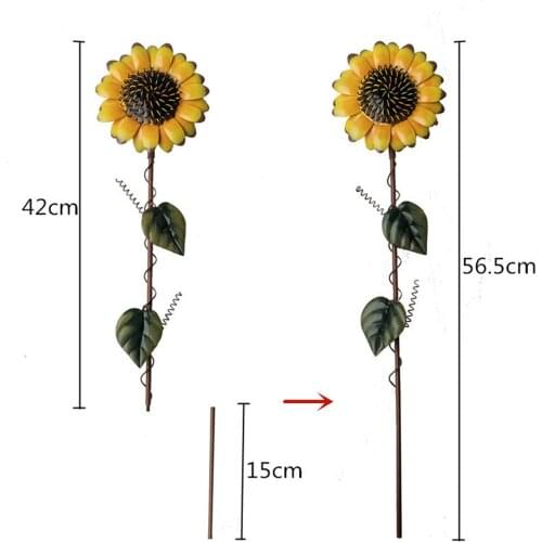 Garden Stake Metal Garden Yard Lawn Patio Decor