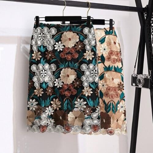 MUMUYOU Lace Pencil Skirts