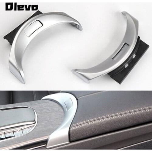 Center Console Armrest Switch Button Trim Cover for Mercedes-Benz C GLC Class W205 W253 2015-2020 Mid Arm Rest Handle Parts Kit