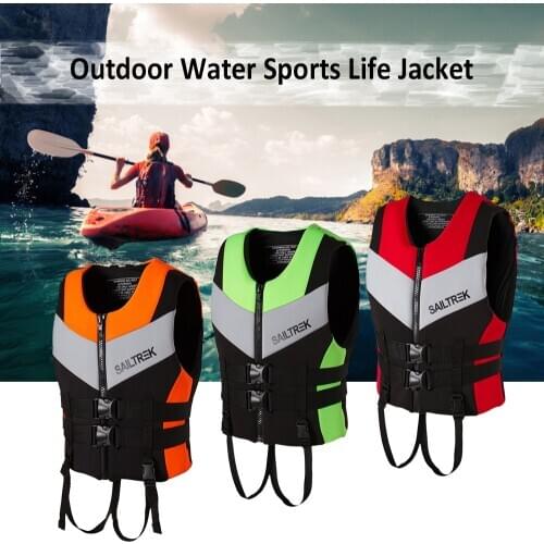 2019 New Life Jacket Watersports Adult Fishing Kayaking Boating Swimming Drifting Safety Life Vest Water Sport Safety Man Jacket