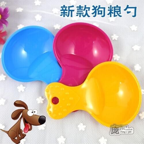 T the new dog food small shovel spoon food dog bowl of form a complete set of canned pet tableware bowl pet products