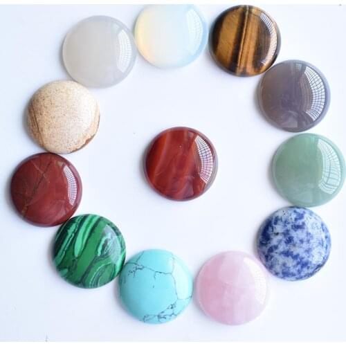 Wholesale high quality natural stone, all sizes of round no hole beads for jewelry making free shipping