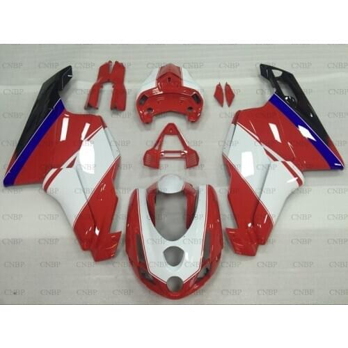 749R 2003 - 2004 Plastic Fairings for DUCATI 749 04 Body Kits for DUCATI 749 04 Red Black Fairings