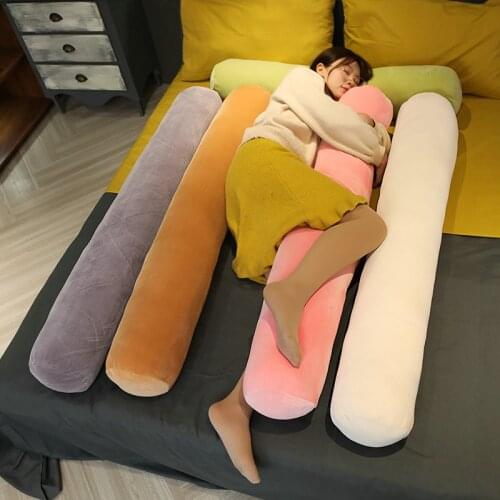 60-130CM Cartoon Animals Plush Long Cushion Stuffed Toys Bedroom Sleeping Pillow Gifts Baby Girl Griend