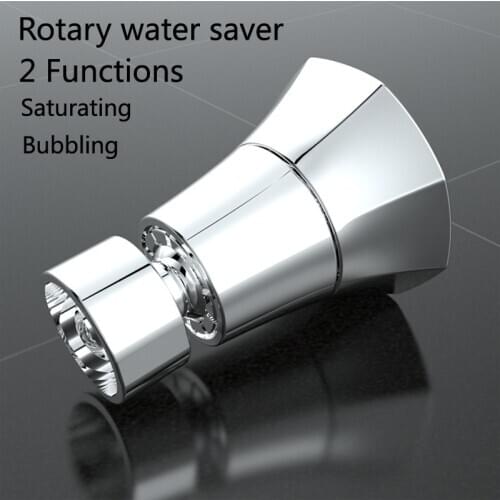 2020 new Kitchen Faucet Shower Nozzle Faucet Bubbler 360 Degree Universal Rotary Filter Nozzle Water Saver