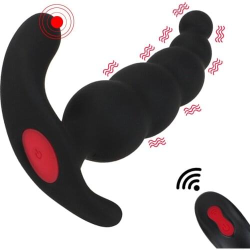 Sex Toys For Men Silicone Wireless Remote Control Anal Plug 2 Mold 9 Frequency Butt Plug Male Masturbator