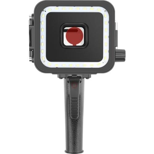SHOOT Handheld Underwater LED Video Light Diving Light 900LM Underwater 40m with Red Filter for GoPro Hero 7/Hero 6/Hero 5