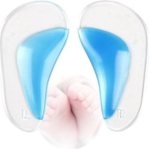 Silicone Gel Non Slip Arch Support feet Massaging Metatarsal Cushion Orthopedic pad Insoles Flat Foot Inserts for Child Adult