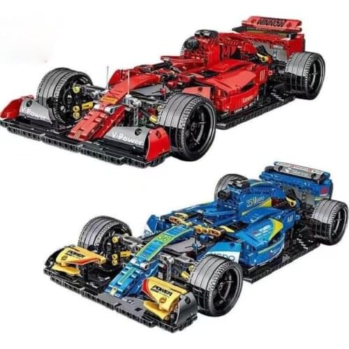 Technical Series Simulation Formula F1 Racing Car Model Building Blocks Bricks Creator Car Toys Kids Birthday Boys Gifts