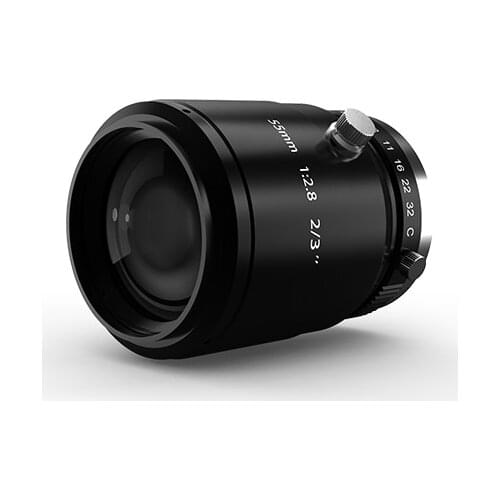 2/3" 5 Million Pixel Level Partial Telecentric Lens, Focal Length 5MM, Filter Size 43MMx0.75MM Resolution 5MP 600034