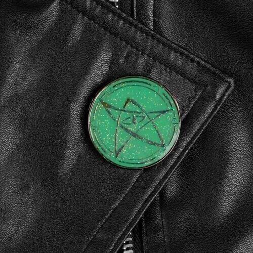 The Call of Cthulhu COC TRPG Round Brooches Backpack Bag Hat Leather Jackets Fashion Accessories Jewelry Brooches for men women