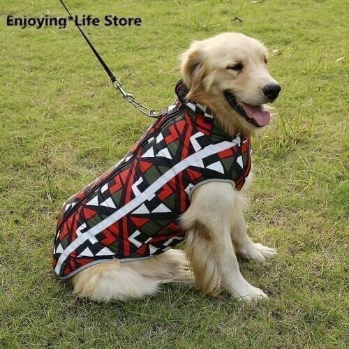 Waterproof Big Dog Coat Jacket for Medium Large Dogs Winter Golden Retriever Pitbull Pet Clothes Puppy Clothing ropa para perro